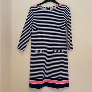 Lily Pulitzer Navy and pink stripped dress